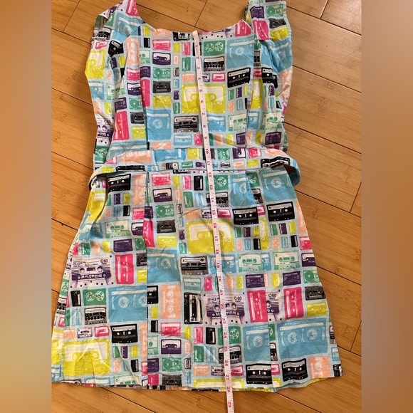 Matrushka Dress with 80’s Cassette Print - Picture 10 of 10